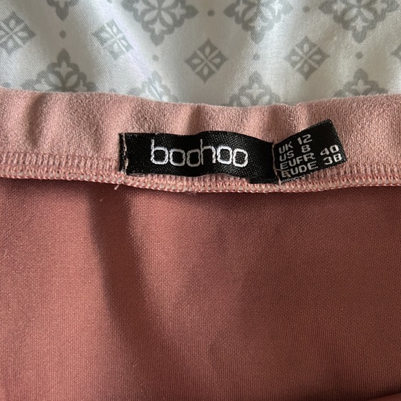 Boohoo Soft Pink Mini Skirt - 8 - Picture 2 of 3